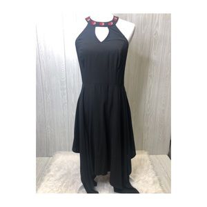 Candies Black Tank Dress Jewels